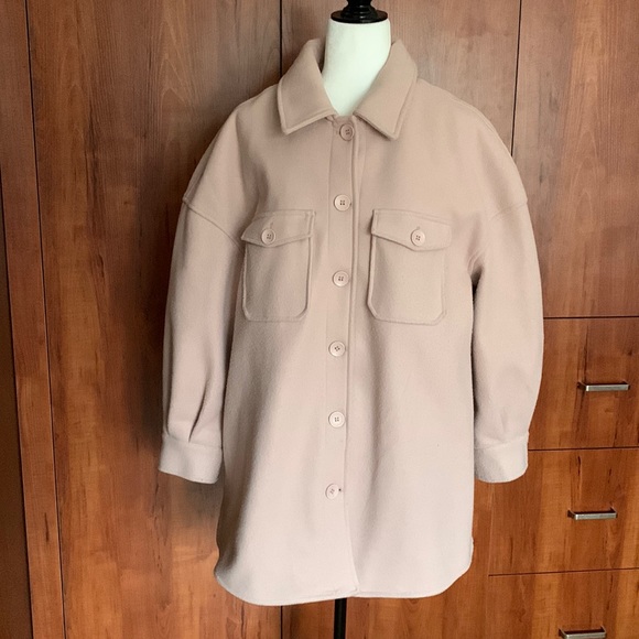 AVEC LES FILLES  Oversized Shaket / Jacket - Blush Color - Picture 5 of 11